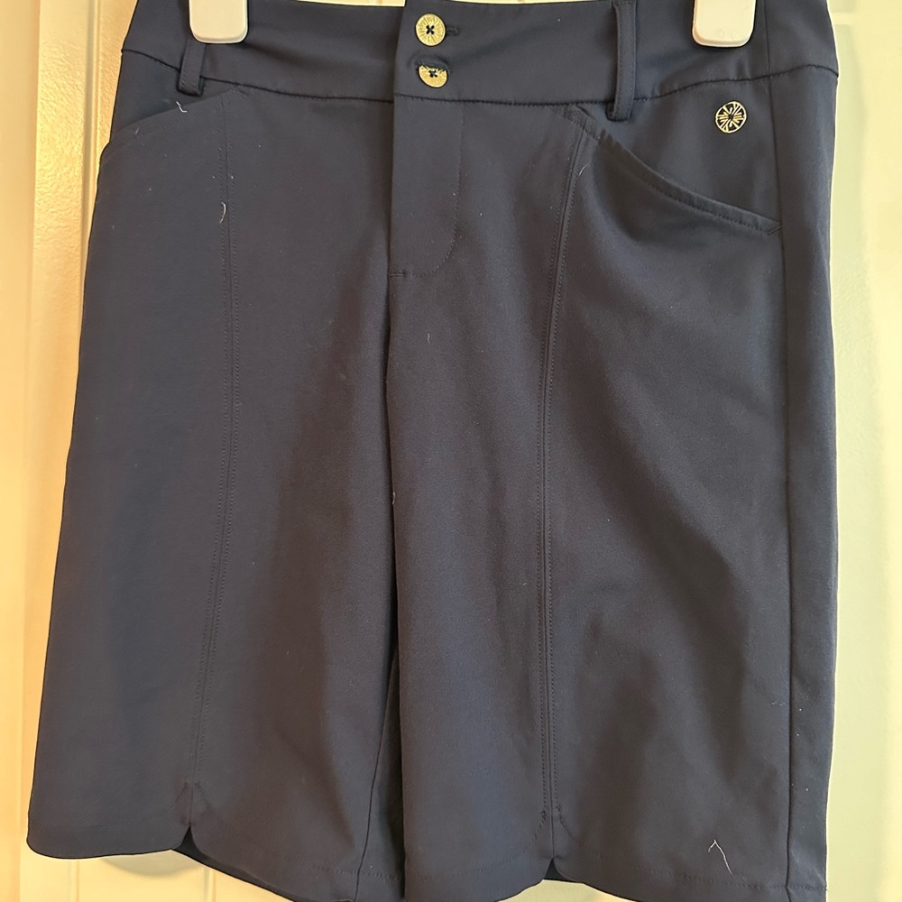 Navy Blue Lilly Pulitzer Women's Luxetic Shorts